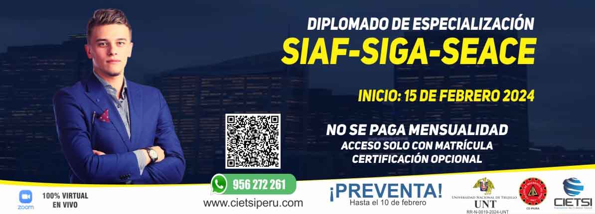 diplomado de especializaciOn siaf siga seace 2024